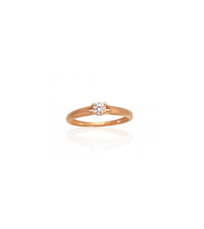 Gold ring 1100954(Au-R)_CZ, Red Gold 585°, Zirkons