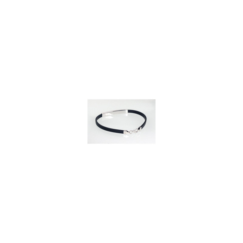 Silver bracelet 2600276(PRh-Gr), Silver 925°, Rhodium (Plating)