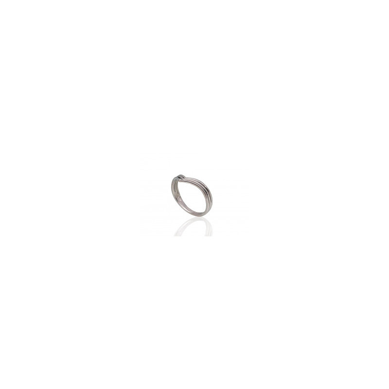 Silver ring 2101786(PRh-Gr), Silver 925°, Rhodium (Plating)