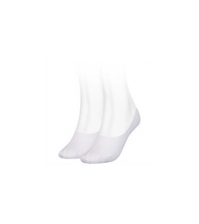 Tommy Hilfiger Women Footie 2P White 383024001 300 035 (TH308-b) socks