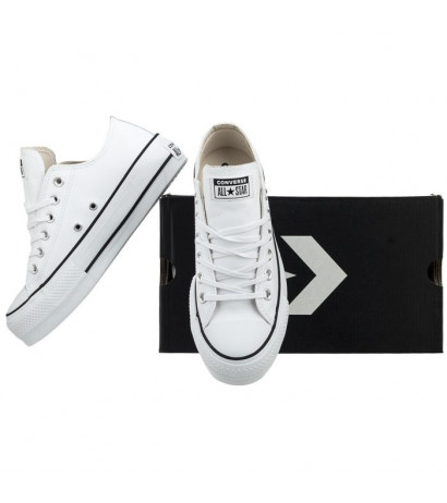 Converse CT All Star Lift Clean OX White/Black 561680C (CO355-a) shoes