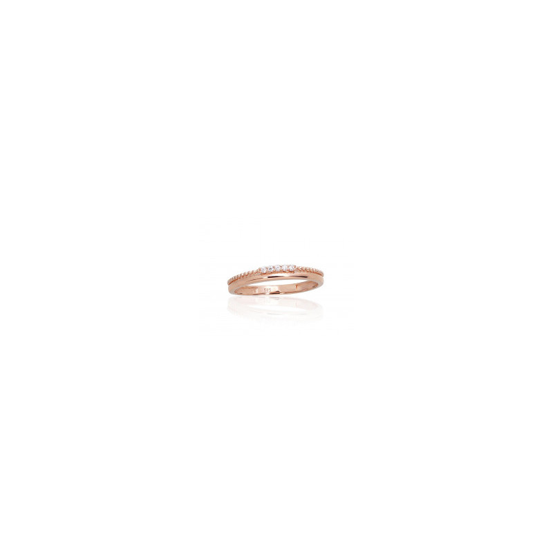 Gold ring 1100986(Au-R)_CZ, Red Gold 585°, Zirkons