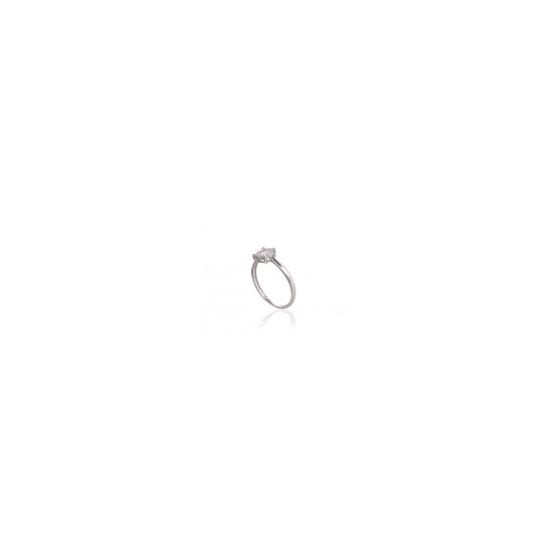 Gold ring 1101025(Au-W)_DI, White Gold 585°, Diamonds