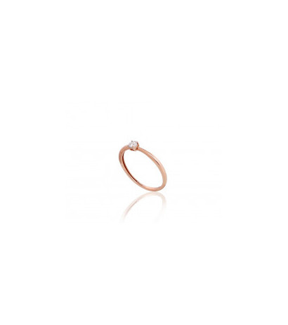 Gold ring 1101035(Au-R+Au-W)_DI, White/Red Gold 585°, Diamonds