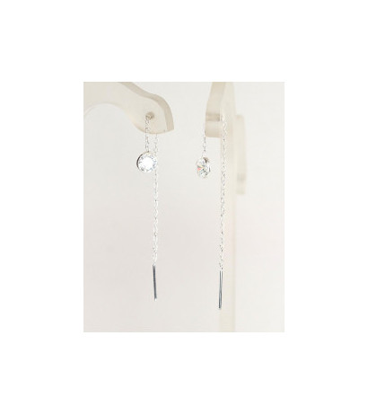 Silver earrings 2202724_CZ, Silver 925°, Zirkons