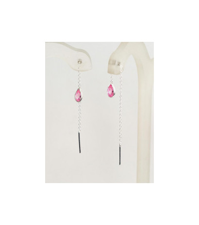 Silver earrings 2200266_CZ-PI, Silver 925°, Zirkons