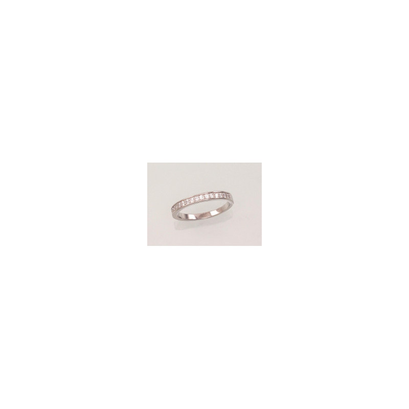 Silver ring 2101477(PRh-Gr)_CZ, Silver 925°, Rhodium (Plating), Zirkons