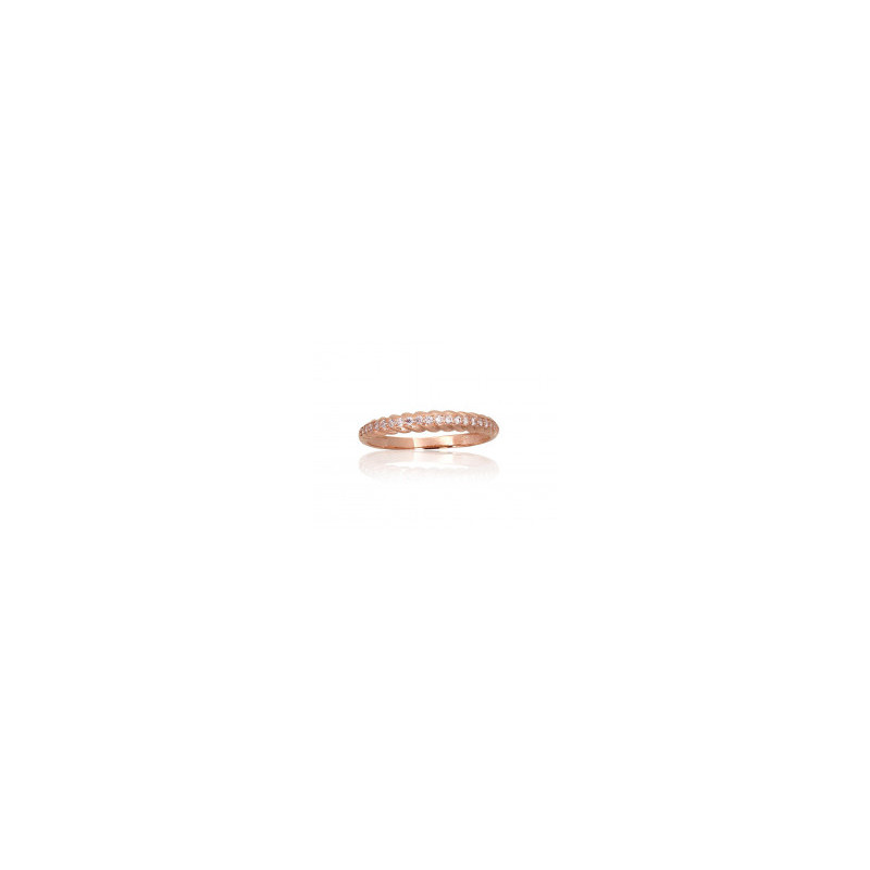 Gold ring 1101070(Au-R)_CZ, Red Gold 585°, Zirkons
