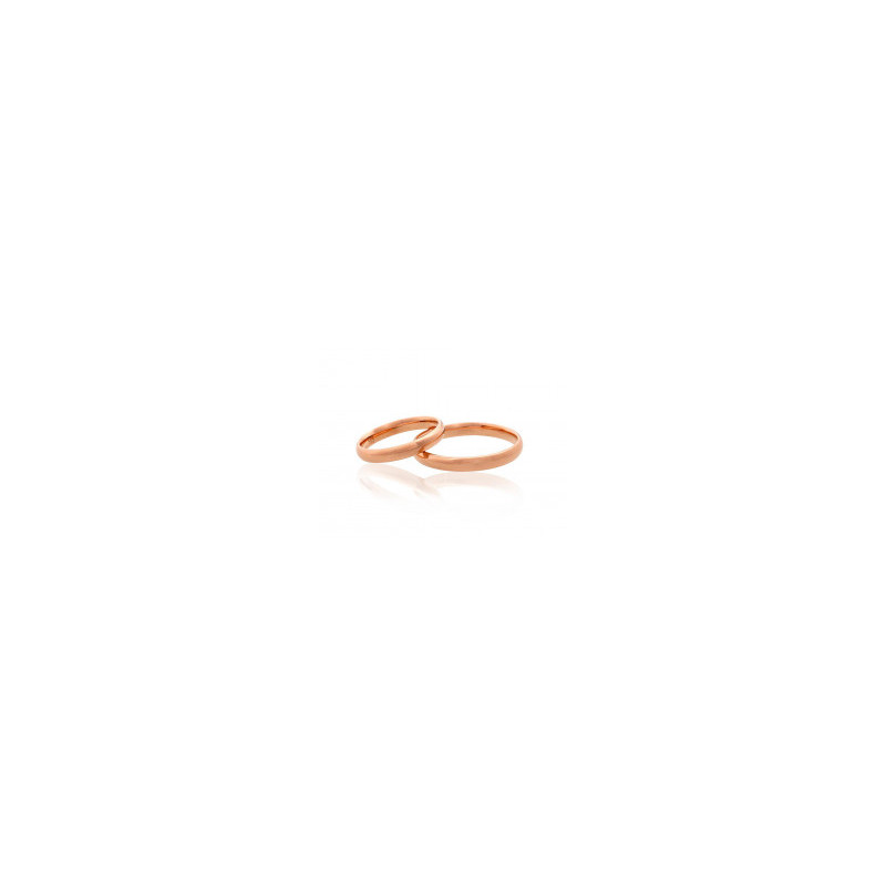 Gold wedding ring 1101090(Au-R), Red Gold 585°