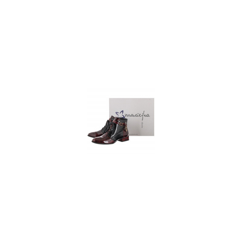 Maciejka Bordowe 5743A-23/00-7 (MA945-a) shoes