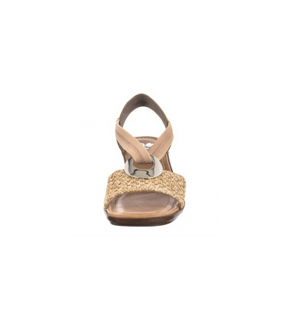 Rieker Beżowe 62664-61 Beige (RI9-a) sandal