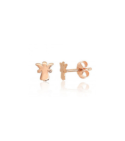 Gold classic studs earrings 1201474(Au-R), Red Gold 585°