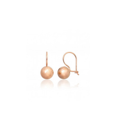Gold hook earrings 1201500(Au-R), Red Gold 585°