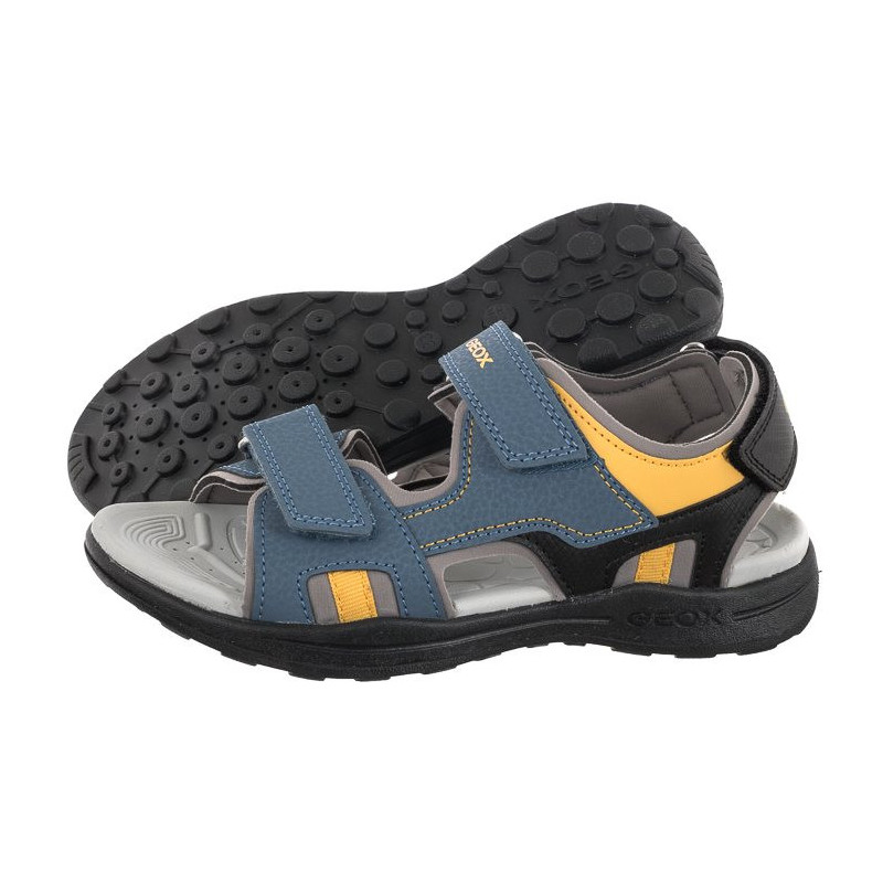 Geox J Vaniett B. B Avio/Dk Yellow J155XB 015CE C4B2G (GE79-a) sandals