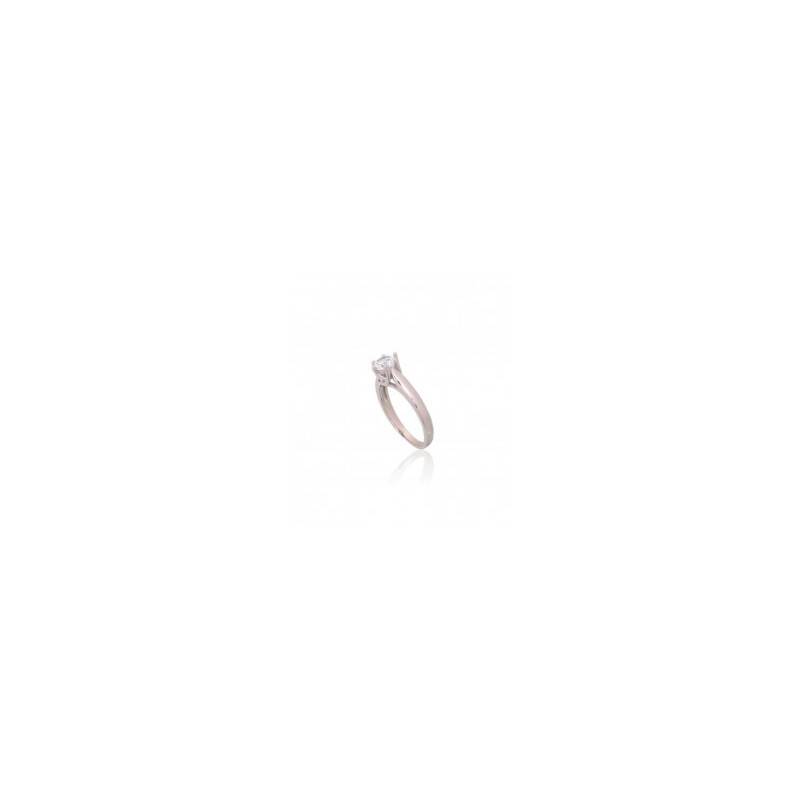 Silver ring 2101820(PRh-Gr)_CZ, Silver 925°, Rhodium (Plating), Zirkons