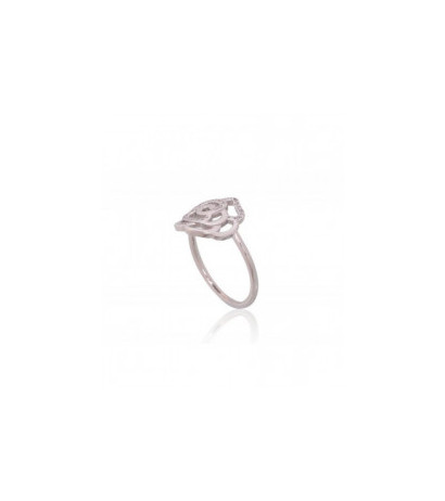 Silver ring 2101823(PRh-Gr)_CZ, Silver 925°, Rhodium (Plating), Zirkons