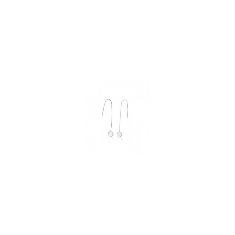 Silver earrings 2203831(PRh-Gr), Silver 925°, Rhodium (Plating)