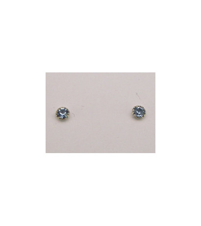 Silver stud earrings 2202663_CZ-LB, Silver 925°, Zirkons