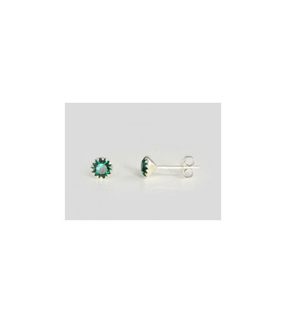 Silver stud earrings 2202665_CZ-DG, Silver 925°, Zirkons