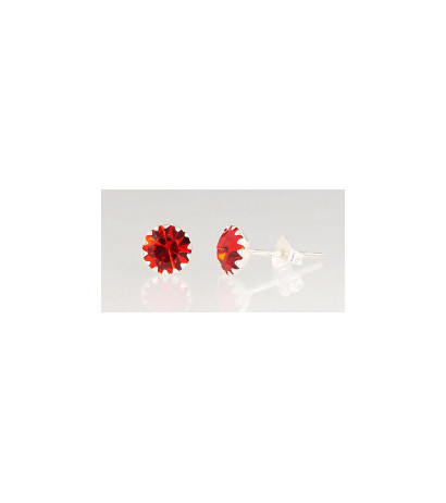 Silver stud earrings 2202666_CZ-R, Silver 925°, Zirkons