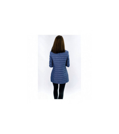 LONG QUILTED JACKET BLUE (21810) striukė