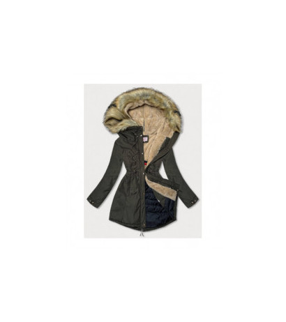 WINTER WARM PARKA KHAKI (W165) striukė
