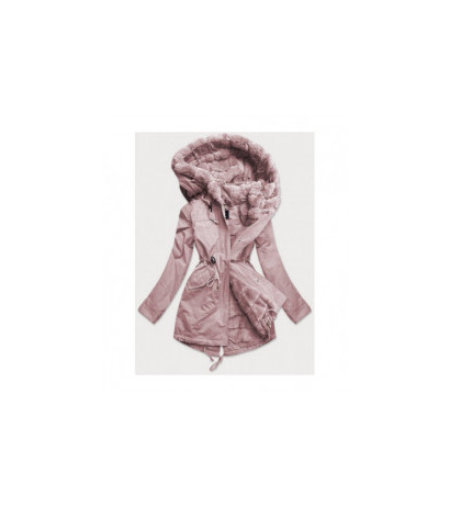 WARM TRANSITION PARKA POWDER PINK (W806) striukė