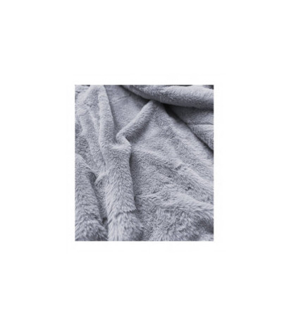 SUEDE MOTORCYCLE WITH FUR LILAC (6502BIG) striukė