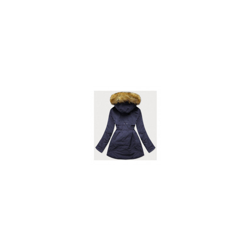 REVERSIBLE HOODED JACKET NAVY BLUE-GREY (W213BIG) striukė