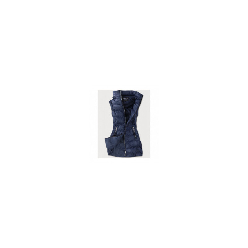 WINTER JACKET WITH DETACHABLE SLEEVES NAVY BLUE (W761) striukė