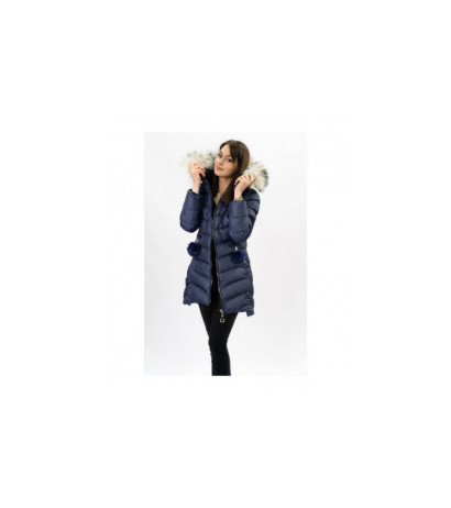 WINTER JACKET WITH DETACHABLE SLEEVES NAVY BLUE (W761) striukė