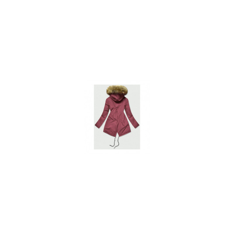 PINK PARKA JACKET (B2628) striukė