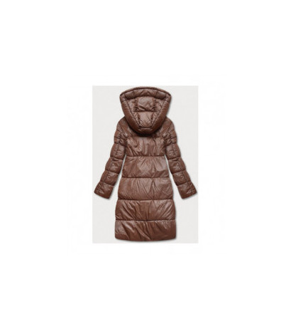 LONG JACKET WITH HOOD BLACK (PM7231) striukė