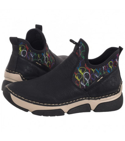 Rieker Czarne 45957-00 Black (RI194-a) shoes