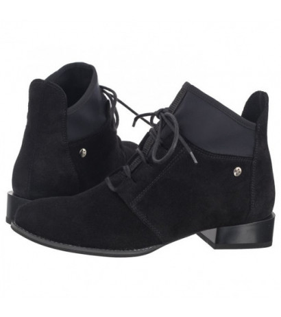 Maciejka Czarne Welur 04744-51/00-7 (MA1252-a) shoes