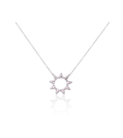 Silver necklace 2500135(PRh-Gr), Silver 925°, Rhodium (Plating)