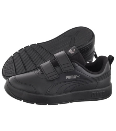 Puma Courtflex V3 V Ps Puma Black-Black/Cast Iron 397642-01 (PU594-a) sports shoes