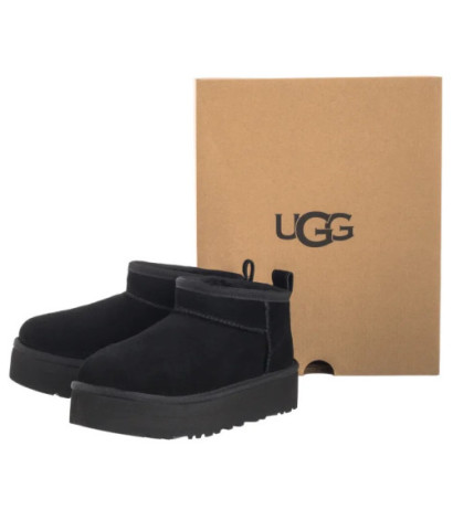 UGG Kids Classic Ultra Mini Platform 1157791K BLK (UA115-b) shoes