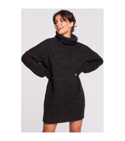 BK030 Long turtleneck sweater - anthracite