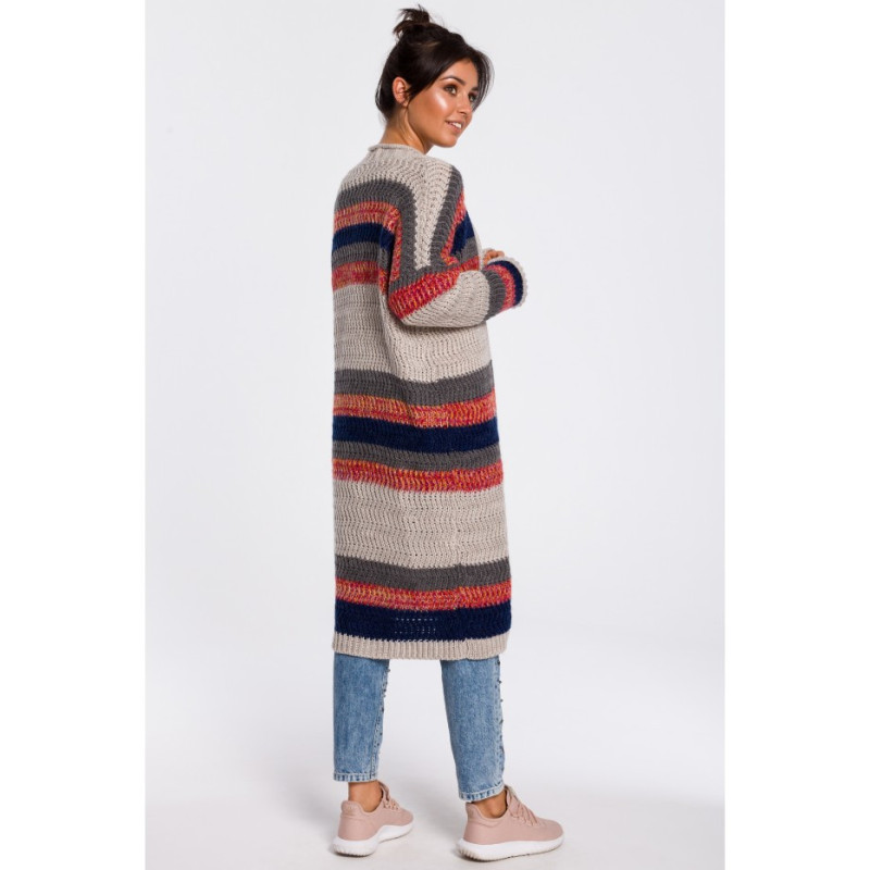 BK036 Kardigan wielokolorowy - model 3