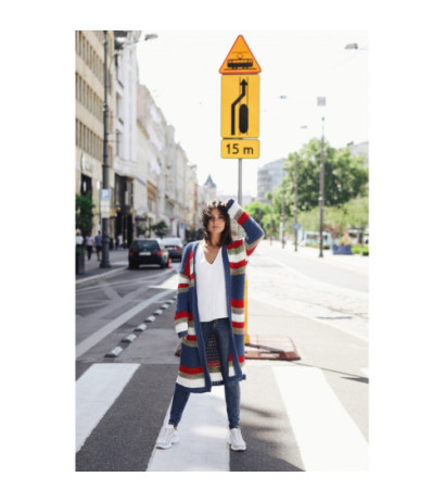 BK036 Kardigan wielokolorowy - model 4