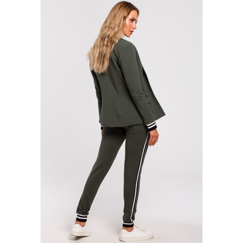 M459 Żakiet ze ściągaczem w mankietach - militarno-zielony