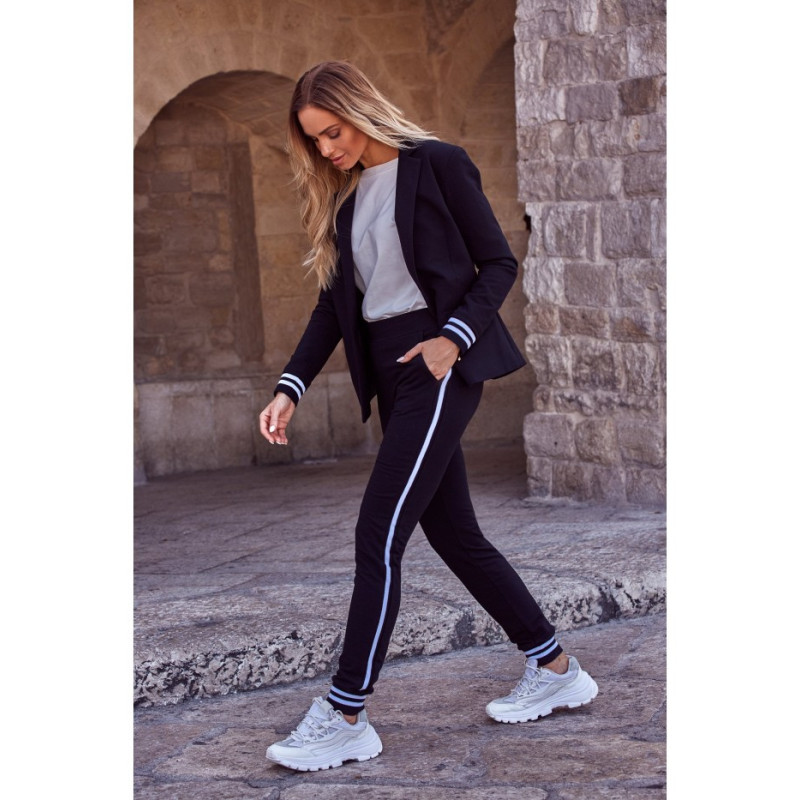 M460 Spodnie ze ściągaczem - czarne