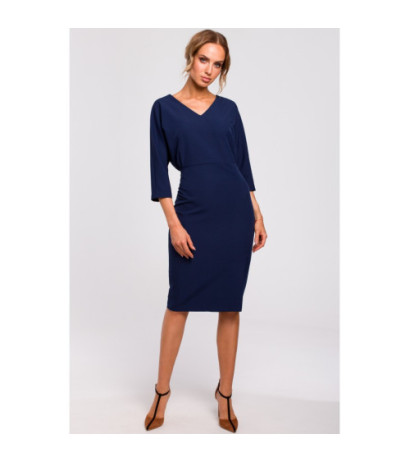 M464 Sukienka z luźną górą - granatowa