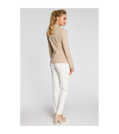 M243 Dopasowany żakiet zapinany na guzik - beżowy