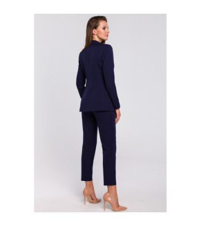 K036 Żakiet zapinany na guzik - atramentowy