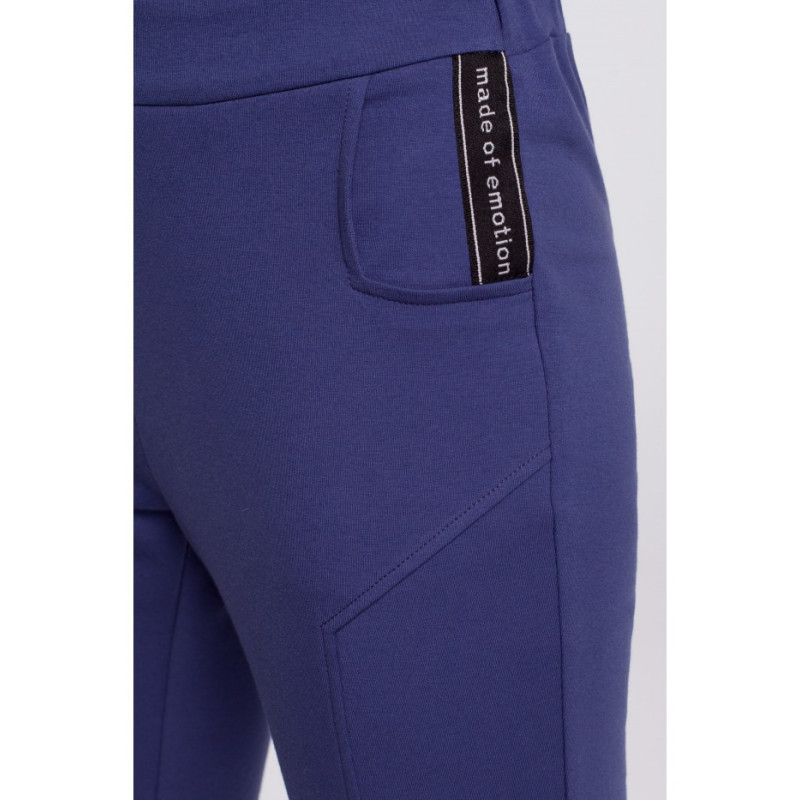 M493 Spodnie z rozporkami - indygo