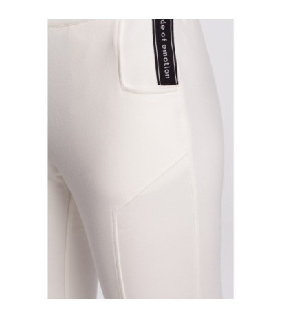 M493 Spodnie z rozporkami - ecru