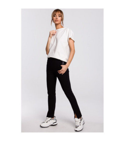 M493 Spodnie z rozporkami - czarne