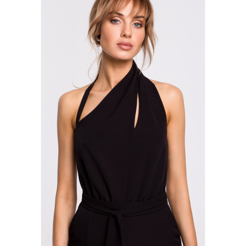 M502 Kombinezon bez rękawów - czarny